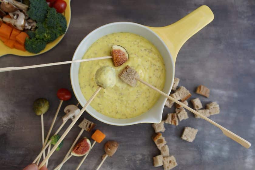 Domácí sýrové fondue