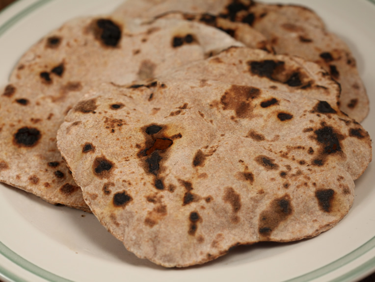 Chapati, celozrnný indický chléb