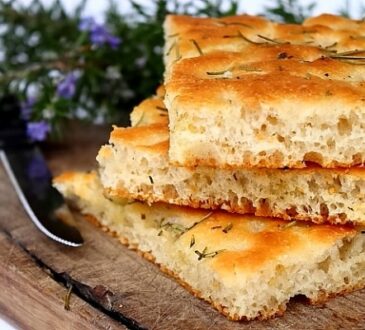 Focaccia alla Genovese - detaliu