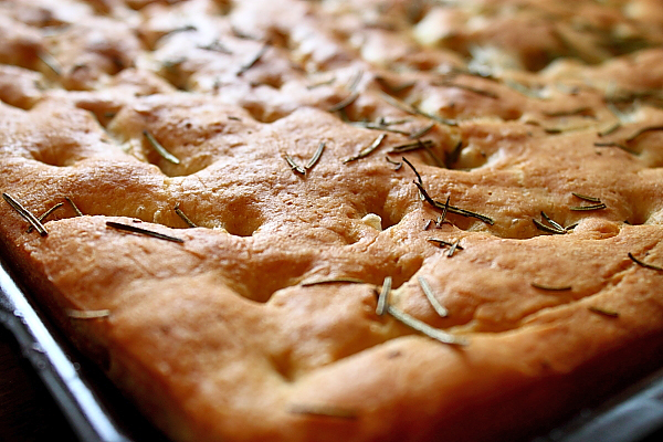 Pečená focaccia alla genovese