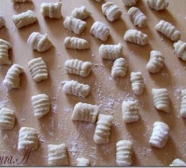 Gnocchi fara cartofi (de post) detaliu