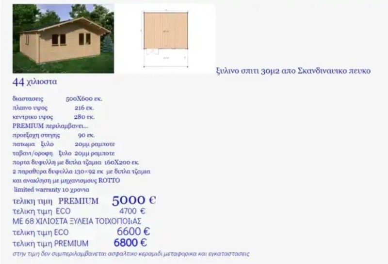 Stojí necelých 7 000 eur: Dům „snů“ „postaví“ za pouhých 20 dní řecká společnost